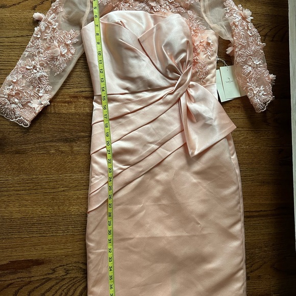 LT Lanting Bride  Dress With Flower Appliqué - Picture 10 of 15